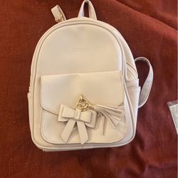 Backpack Purse Ecosusi Beige/light Pink