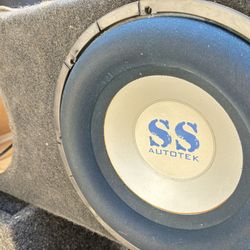 SS Autotek 10 Inch W/ Box 
