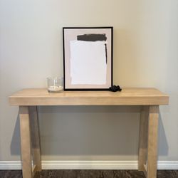 Wood Console Table