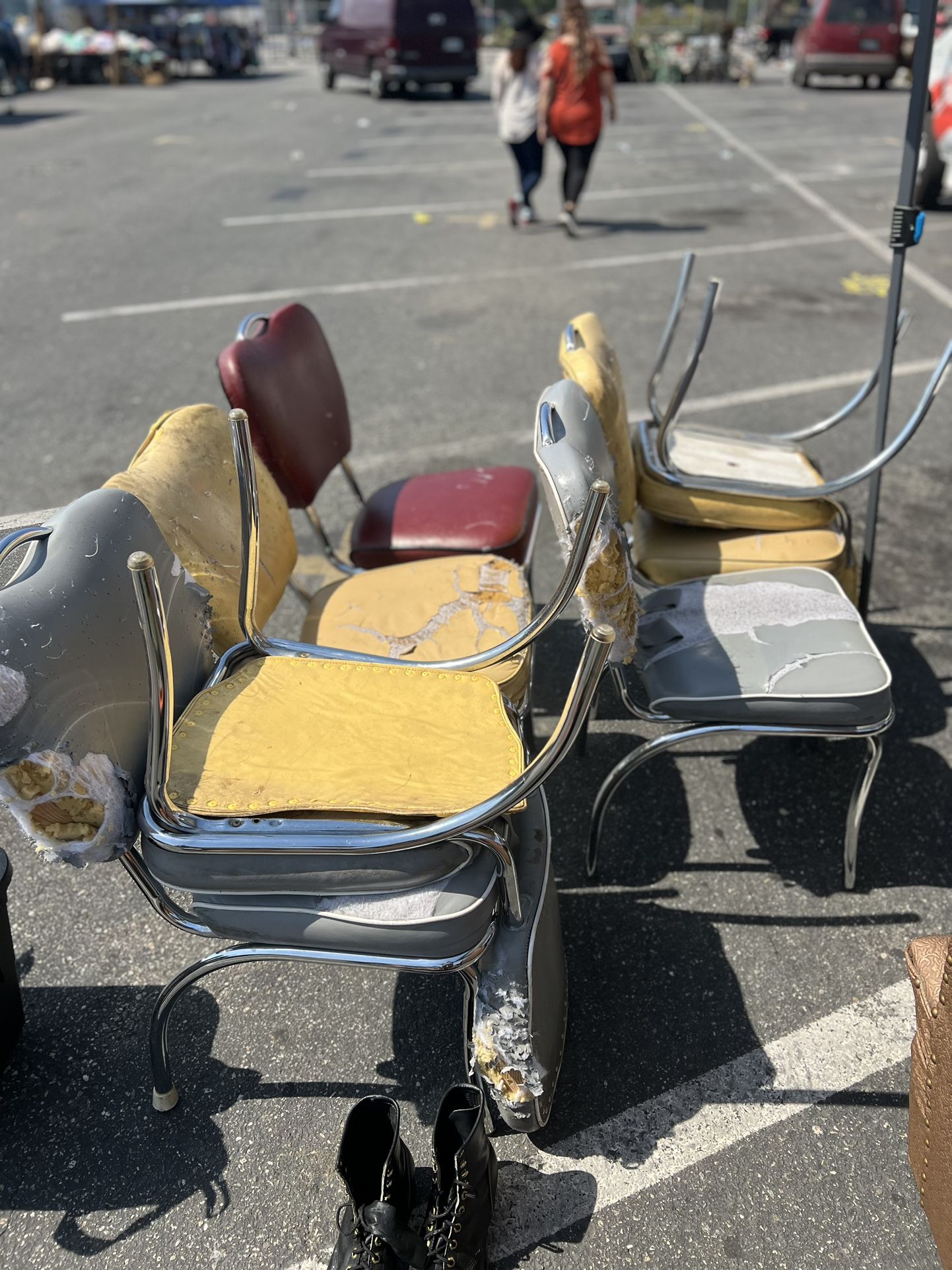 Lot Of 8 50s Dinner Chairs 