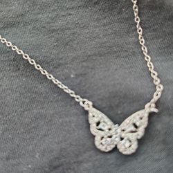 Butterfly Pendant Chain