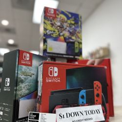 Nintendo Switch Oled Brand New - $1 DOWN TODAY, NO CREDIT NEEDED - WARRANTY INCLUDED