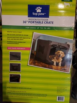 Indoor/Outdoor 36 In. Portable Crate 