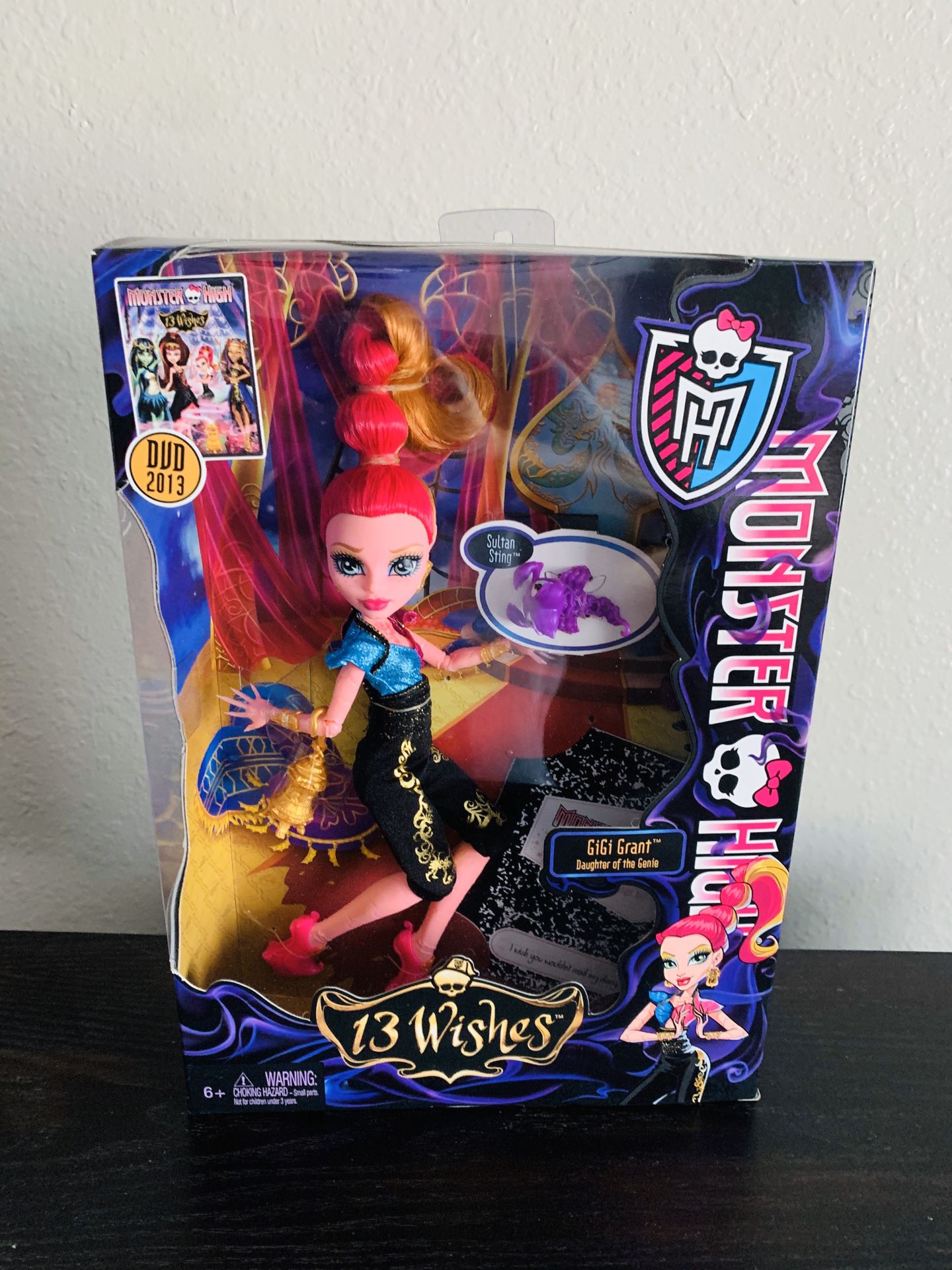 Monster High 13 Wishes GiGi Grant Doll New