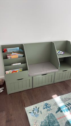 3-in-1 Children’s Bookcase Drawers