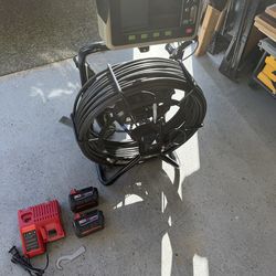 Subtech Professional Sewer Scope Camera – Self Leveling – Backpack Setup