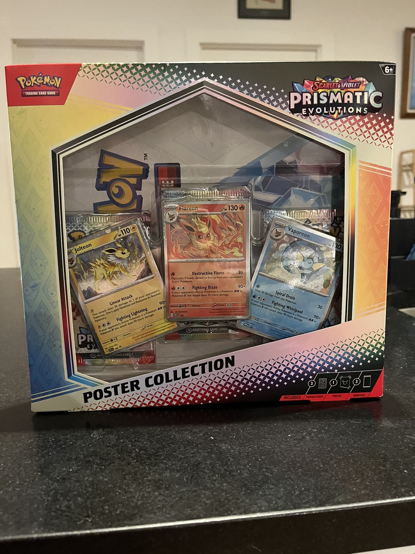 Pokemon Prismatic Evolutions Poster Collection NEW