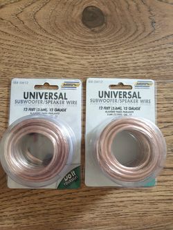 Metra - 12 Feet Speaker Wire 12 Gauge (Two Pieces)