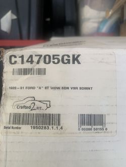 1928–31 Ford Model A Sedan Custom Car Cover – New / Crafted2Fit C14705GK