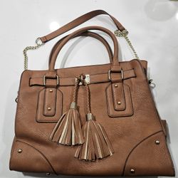 Large Camel Colored Bag Brand New