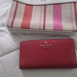 Kate Spade New Wallet With Spring Crossbody Bag 