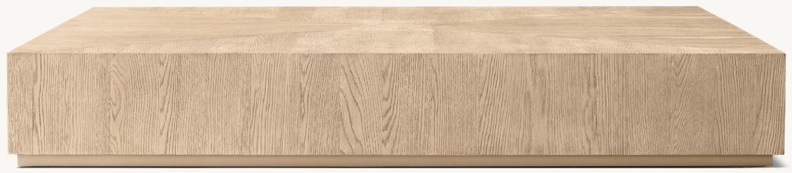 Restoration Hardware Oak Coffee Table