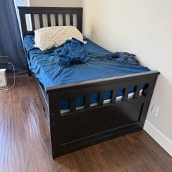 Twin Size Bed With Mattress 