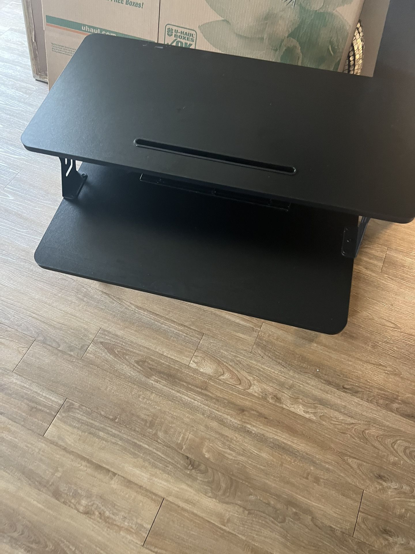 Black Extendable Stand Up Desk 