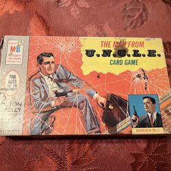 Milton Bradley The Man From Uncle Card Game