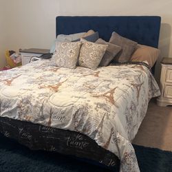 Cal King Bed And mattress 