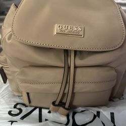 Guess biege backpack brand new