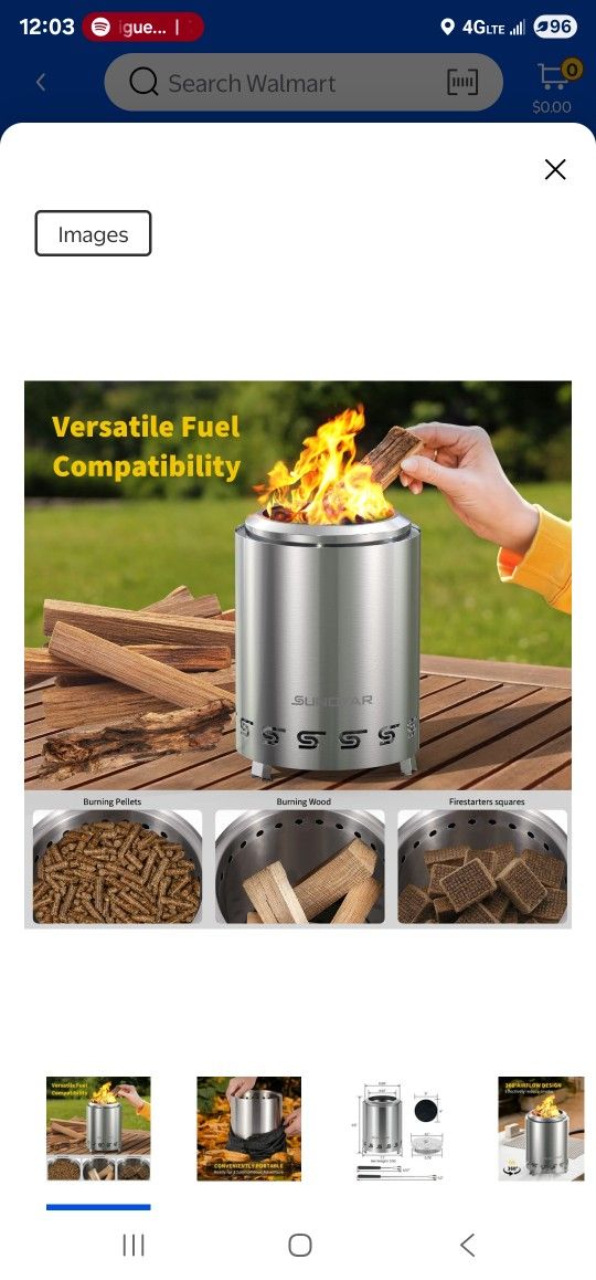New Table Top Fire Pit