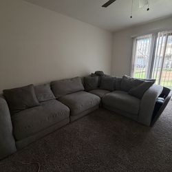 Grey sectional