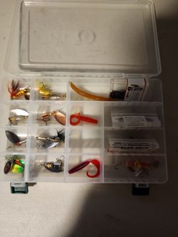 Fishing Lure Kit with Tackle Box