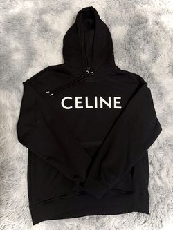 BLACK CELINE HOODIE SIZE MEDIUM MEN