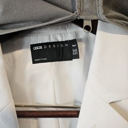 White Suit Jacket ASOS