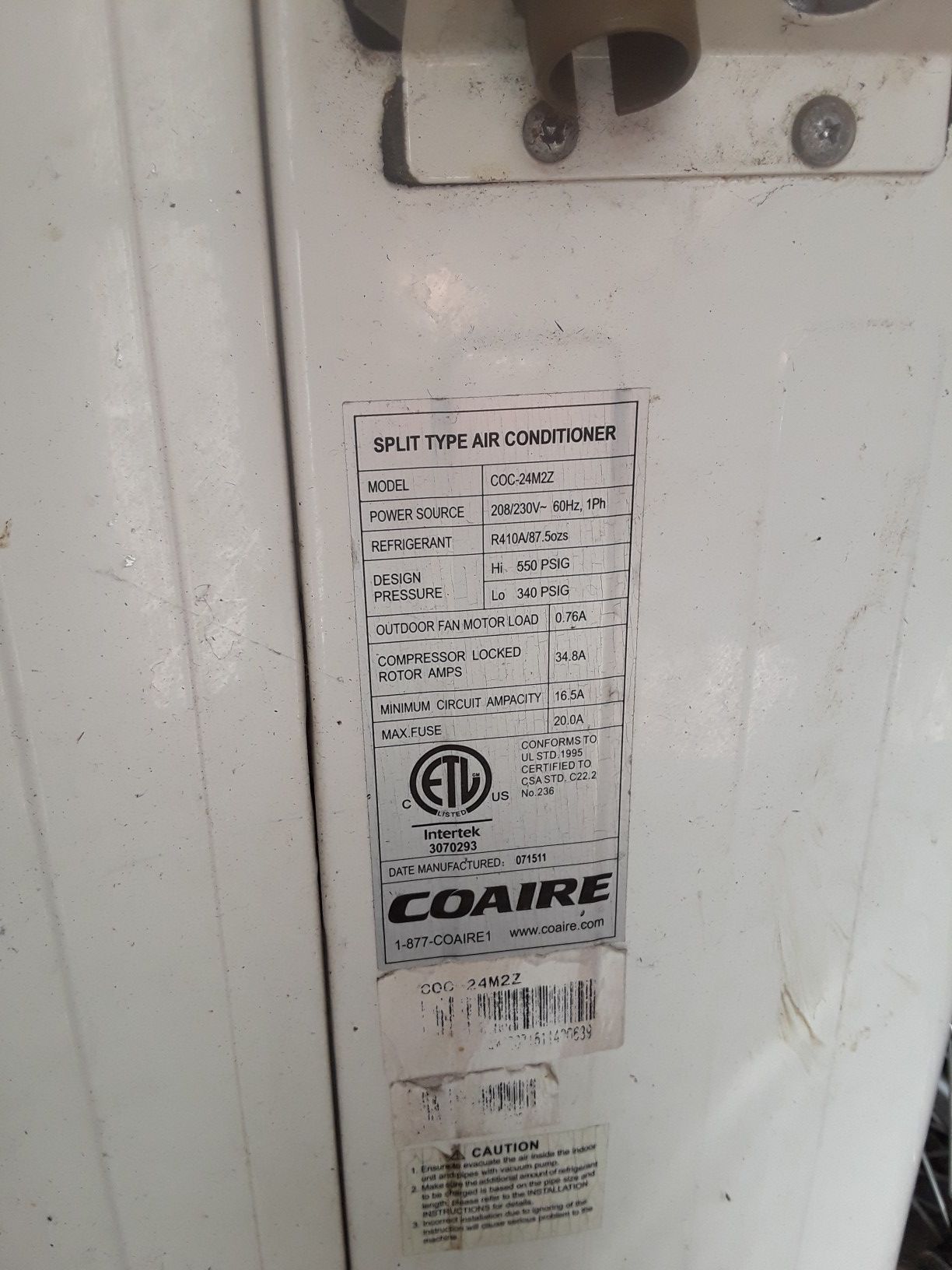coaire Mini split AC air conditioner for Sale in Paramount, CA OfferUp