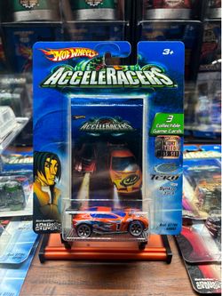 Hot Wheels Acceleracers Teku Synkro 3/9 Cartoon Network FACTORY SEALED Set 1/500