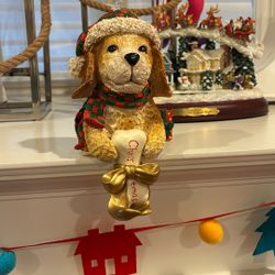 Puppy And Bone Stocking Holder 