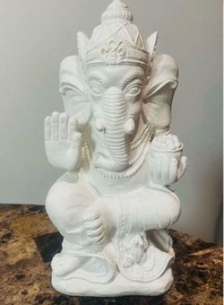 Estatua De Ganesha Blanca ELIMINADOR DE OBSTACULOS 14