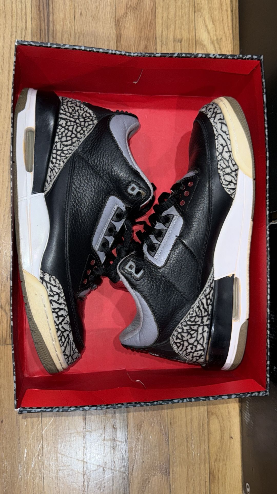 Air Jordan 3 Retro Black Cement 2011 Size 11