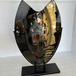 Jasmine Art Glass Fused Glass Vase