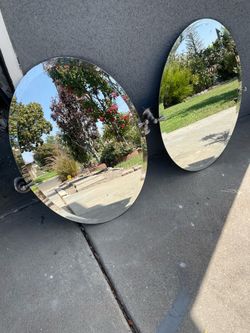 Bathroom mirrors (2) - 21 inches wide/ 26 inches high price for both