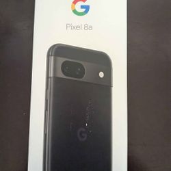 Google Pixel 8a unlocked Obsidian 256 GB New