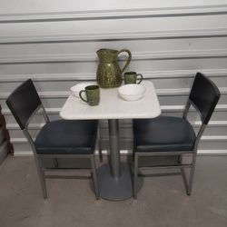 Table And Two Chairs 