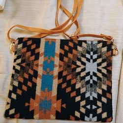Wool Cross Body Bag