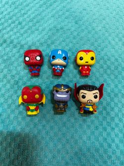 Marvel Funko Pocket Pop mini figures x 6