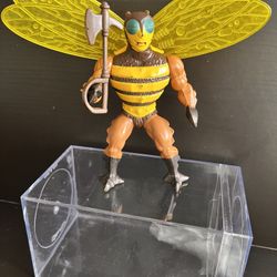 Vintage 1983 Buzz Off with Weapon He-Man Masters of the Universe 
