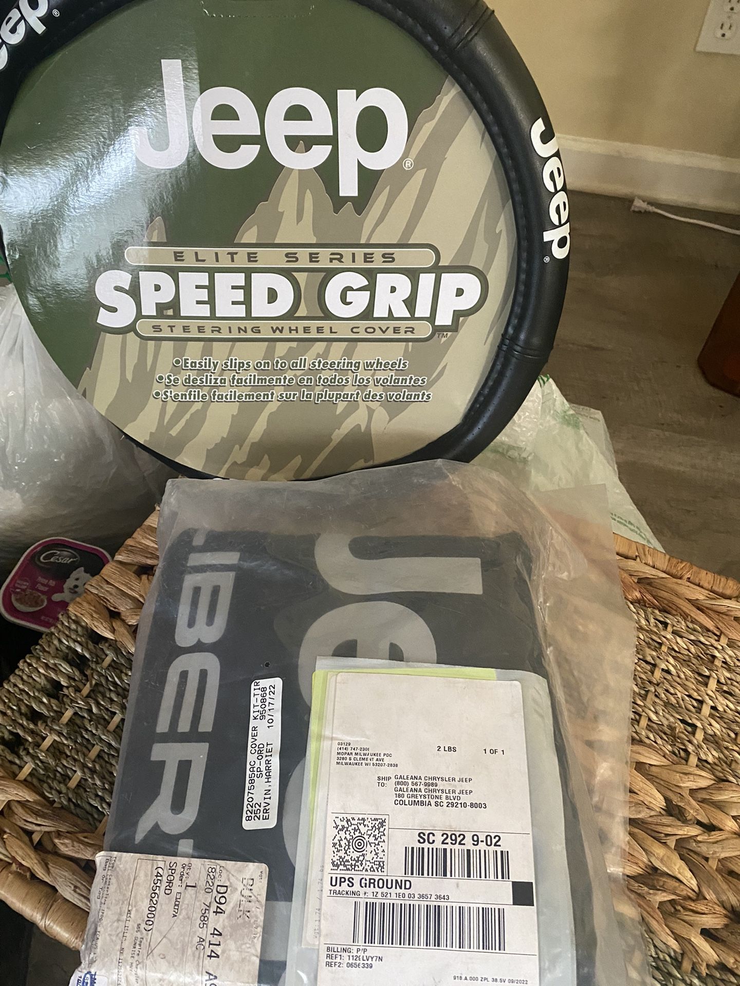 Jeep Steering Wheel Cover And Jeep Spare tire cover