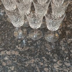Crystal Goblets, Large Set Of 22