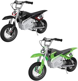 Razor Kid and Teen Dirt Rocket 24 Volts High Torque Electric Motorcycle with Pneumatic Tires