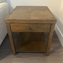 Wooden End Table