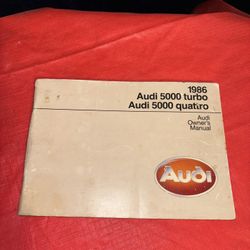 1986 Audi 5000