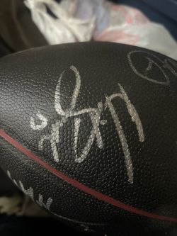 Red Skins Football Signatures