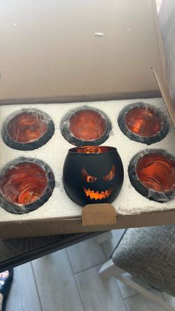 Halloween Candle Shimmer these Cups Are Small And Shimmer. They Look Similar To Halloween Candle Cups Cups