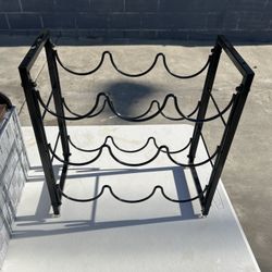 Wine Metal Rack For 9 Bottles 