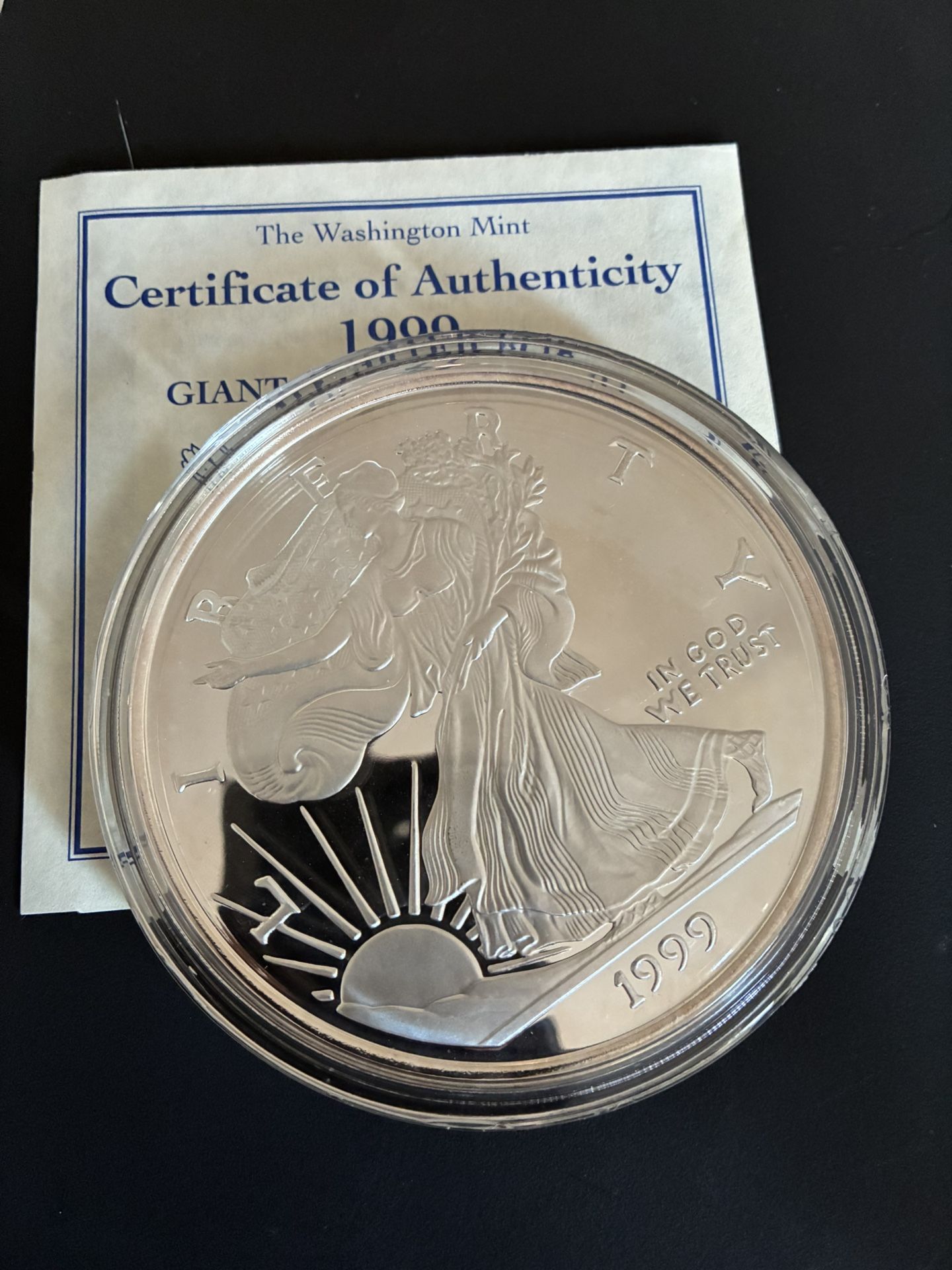 1/4 Pound Sterling Silver 1999 Eagle Proof