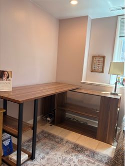Rotatable Office desk and chair