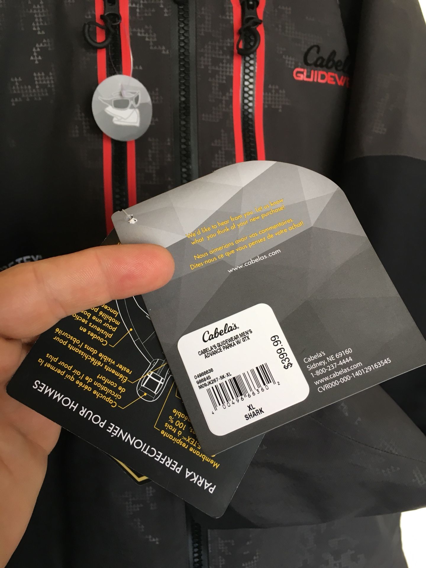Cabela's guidewear clearance advance parka