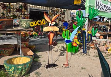 🐸Collector Series:Desert Icons🌺Imported Metal Ar Decor+ POTTERY🪴